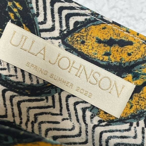 Ulla Johnson dress midi Ondine in Portofino sz 8 gray NWOT one shoulder - Picture 8 of 11